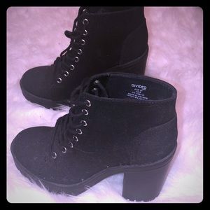 H&M Lace up boots, size 6